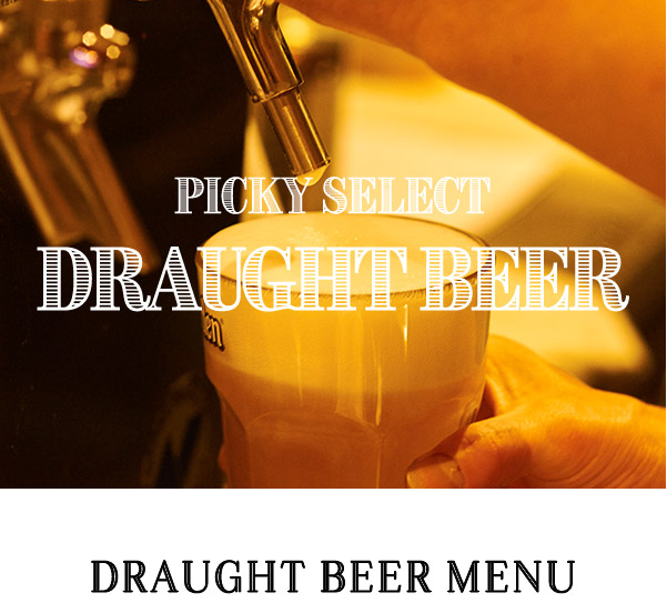 DRAUGHT BEER MENU